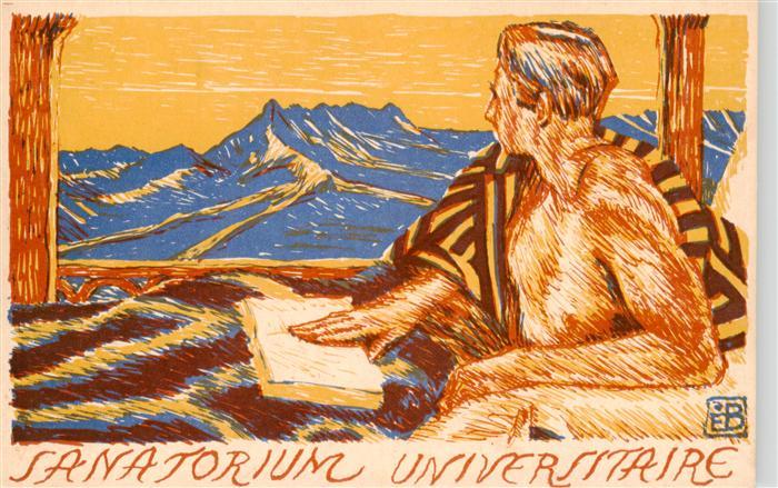 Bille Edmund Kuenstlerlitho Sanatorium Universitaire