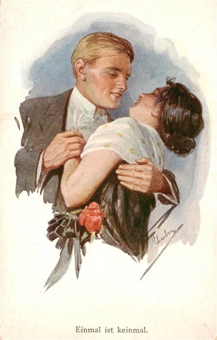 Verlag B.K.W.I. Nr. 223-3 Mann Frau Einmal ist Keinmal