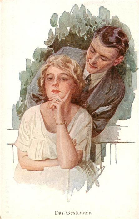 Verlag B.K.W.I. Nr. 223-1 Mann Frau Das Geständnis