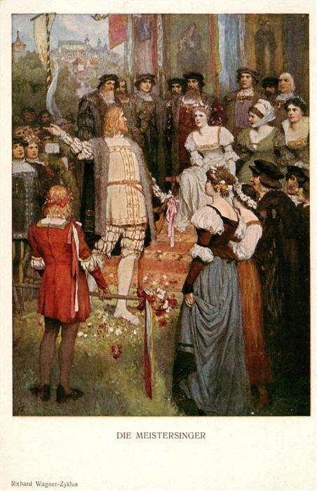 Verlag Munk M. Wien Vienne Nr. 984 Richard Wagner-Zyrkus Die Meistersinger