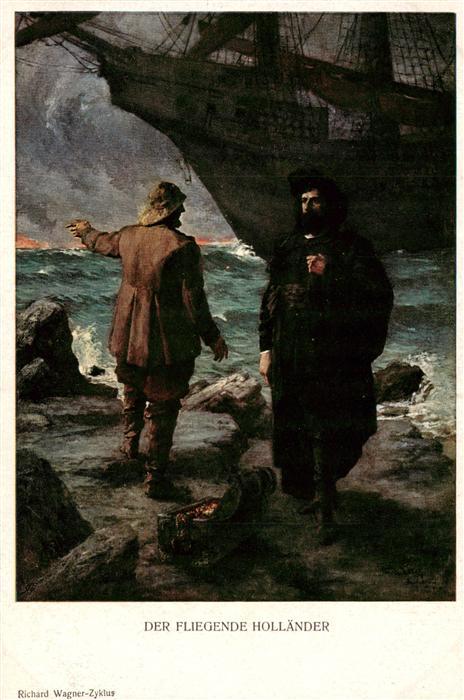 Verlag Munk M. Wien Vienne Nr. 984 Richard Wagner-Zyklus der Fliegende Hollaende