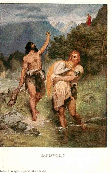 Verlag Munk M. Wien Vienne Nr. 982 Richard Wagner-Zyklus Rheingol