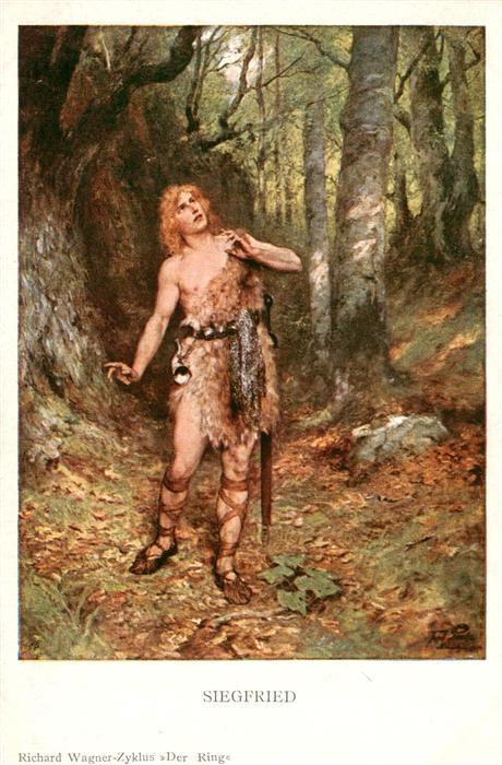 Verlag Munk M. Wien Vienne Nr. 982 Richard Wagner-Zyklus Siegfried