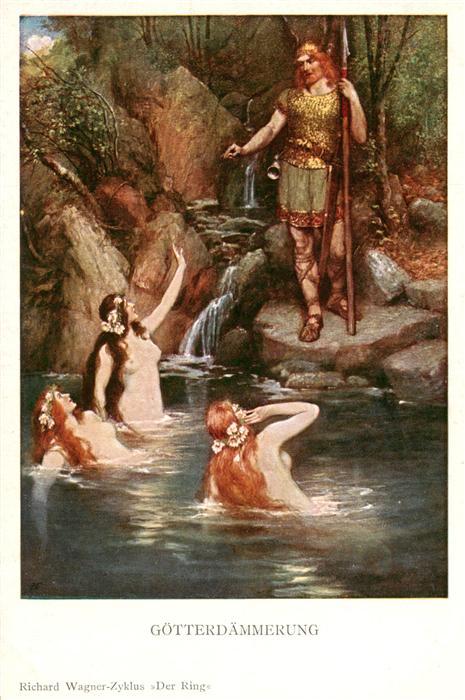 Verlag Munk M. Wien Vienne Nr. 982 Richard Wagner-Zyklus Goetterdaemmerung