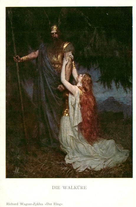 Verlag Munk M. Wien Vienne Nr. 982 Richard Wagner-Zyklus die Walkuere