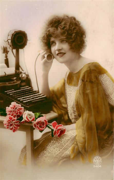 Foto Noyer A Paris Nr. 3404 Frau Telefon