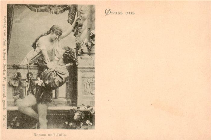 Oper Opera Romeo und Julia Verlag Paul Albert Berlin