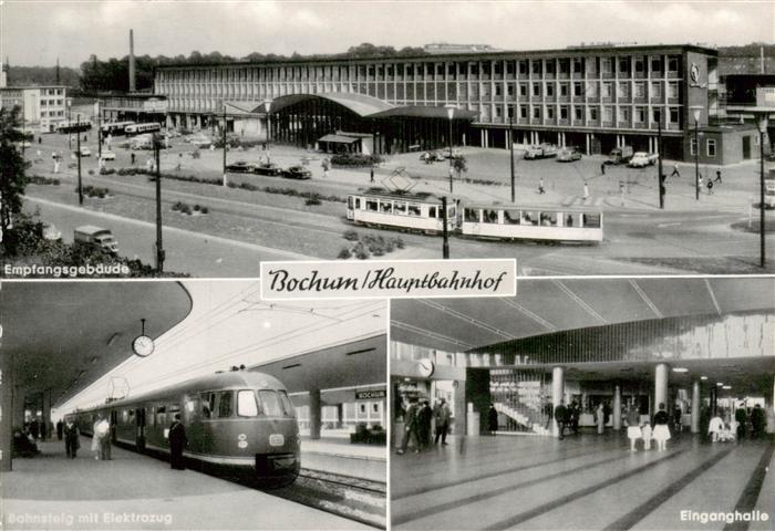 Bahnhof Gare Railway-Station Strassenbahn Bochum