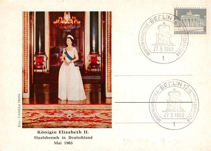 Adel  Noble Koenigin Elizabeth II Staatsbesuch Deutschland