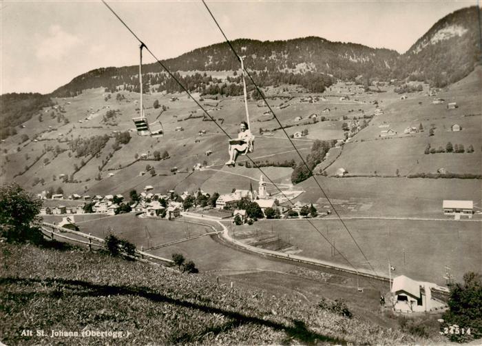 Sessellift Chairlift Telesiege Alt St.johan Sellmatt