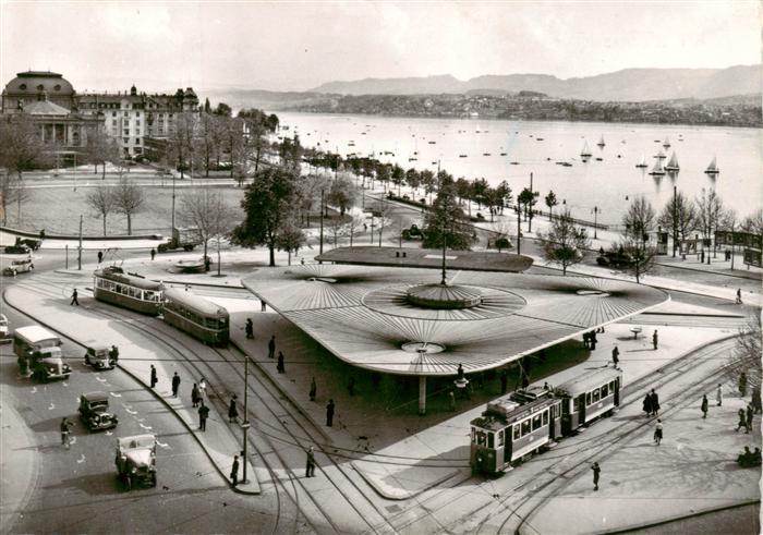 Strassenbahn Tramway-- Bellvue zuerich