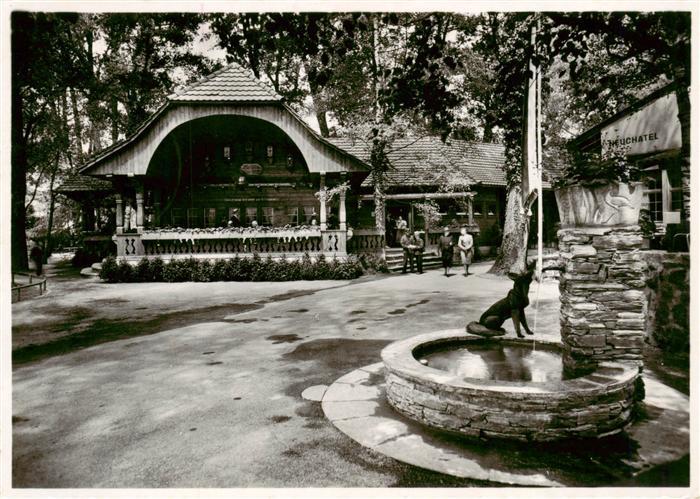 Landesausstellung Zuerich 1939 Freiburger Weinstube