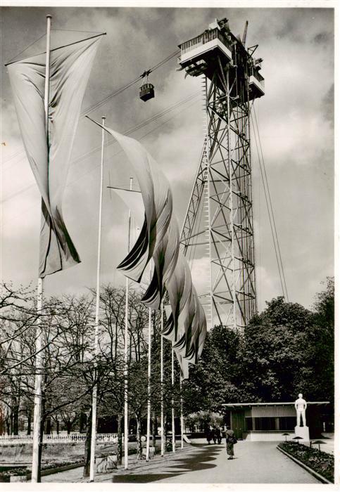 Landesausstellung Zuerich 1939 Riesbach Seilbahnturm