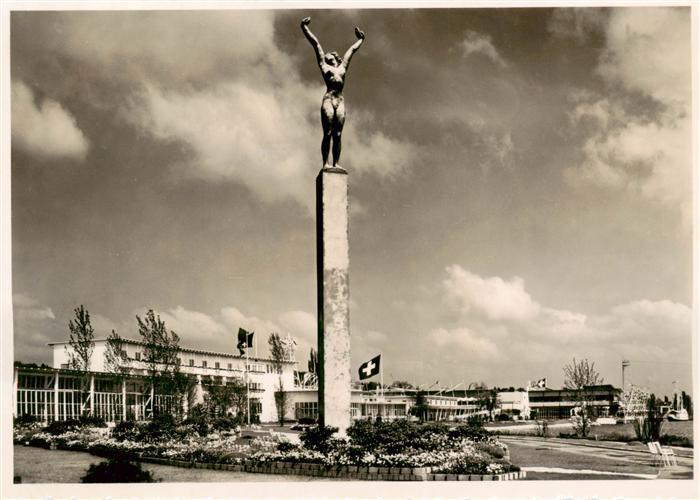 Landesausstellung Zuerich 1939 Hotel Figur Bildhauer Haller