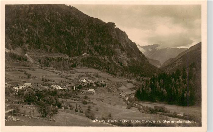 Filisur Davos GR Panorama Alpen