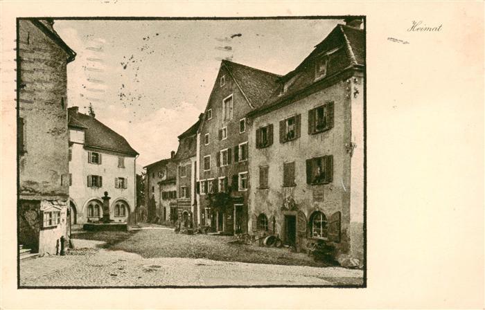 Maienfeld Mayenfeld GR Dorfzentrum