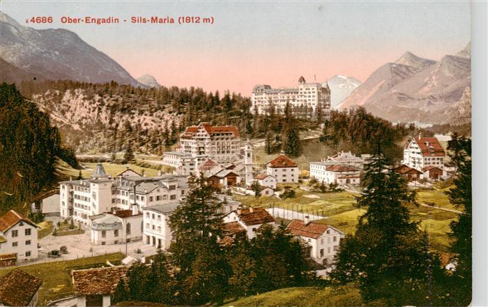 Sils Maria GR Teilansicht