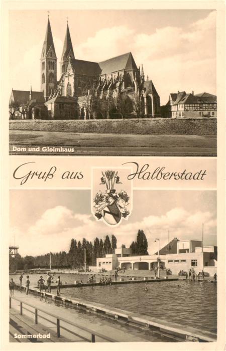 Halberstadt Dom und Gleimhaus Sommerbad Freibad