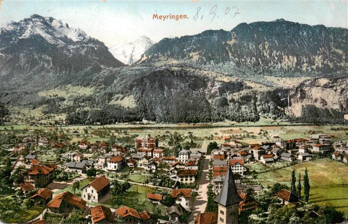 Meyringen Meiringen BE Panorama Berner Alpen