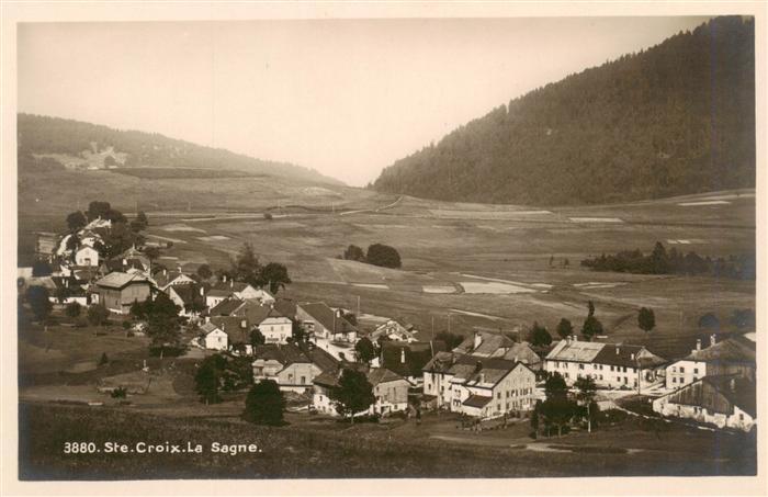Sainte-Croix Ste-Croix VD La Sagne vue panoramique