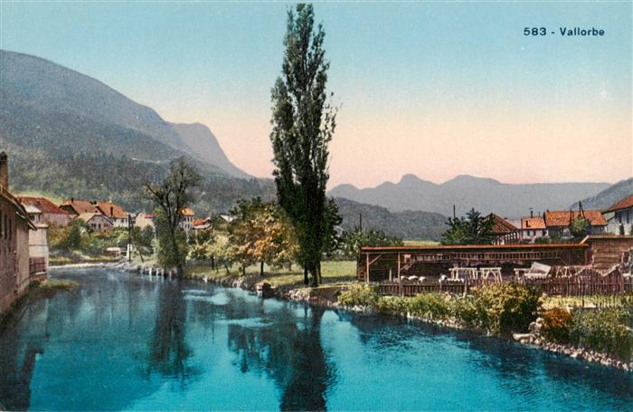 Vallorbe VD Partie an der Orbe