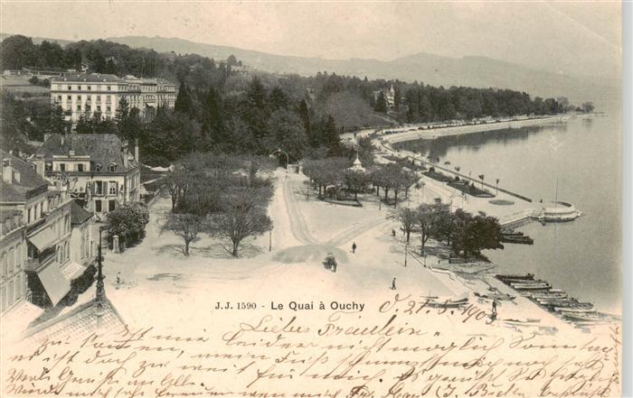 Ouchy LAUSANNE VD Le Quai Lac Léman