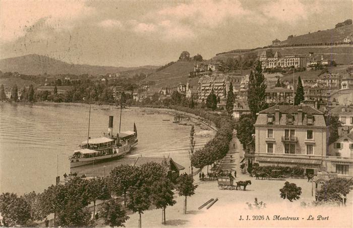 MONTREUX  VD Le Port Lac Léman