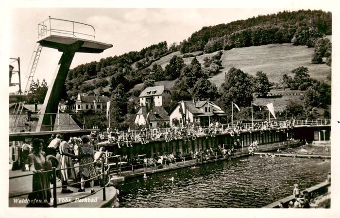 Waidhofen Ybbs Parkbad Freibad Sprungturm