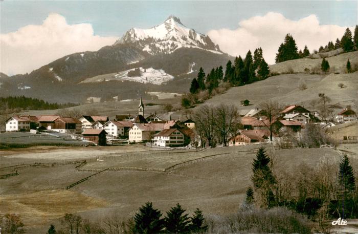 Faistenoy Oy-Mittelberg Bayern Panorama Blick zum Gruenten