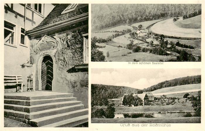 Weikersgrueben Graefendorf Unterfranken Pension Ida Volkert Landschaft Saaletal