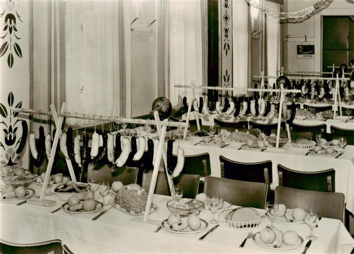 Watzdorf Bad Blankenburg Konsum-Gaststaette zur Linde Thueringer Hausmacherwurst