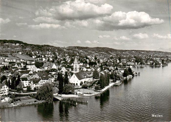 Meilen ZH Panorama Ort am Zuerichsee