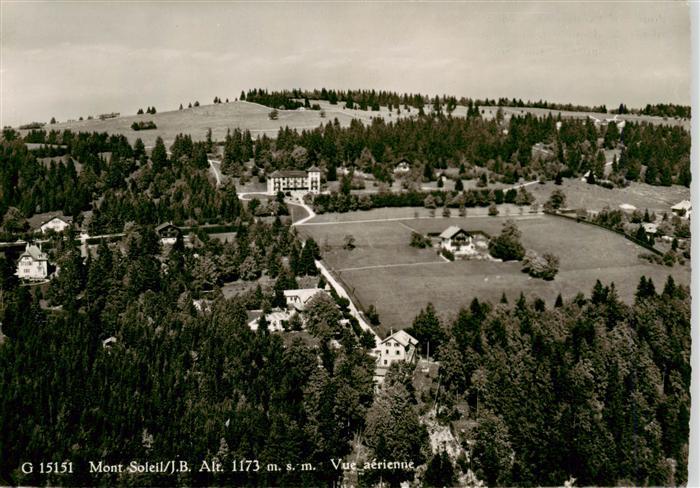 Mont-Soleil St Imier BE Vue aérienne