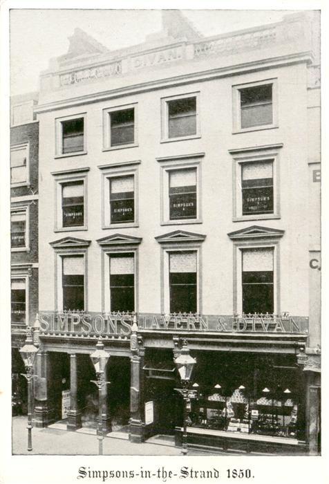 London  UK Simpsons-in-the-Strand Traditional English Restaurant