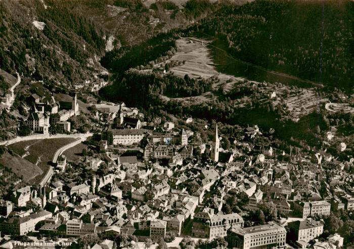 CHUR Coire GR Fliegeraufnahme