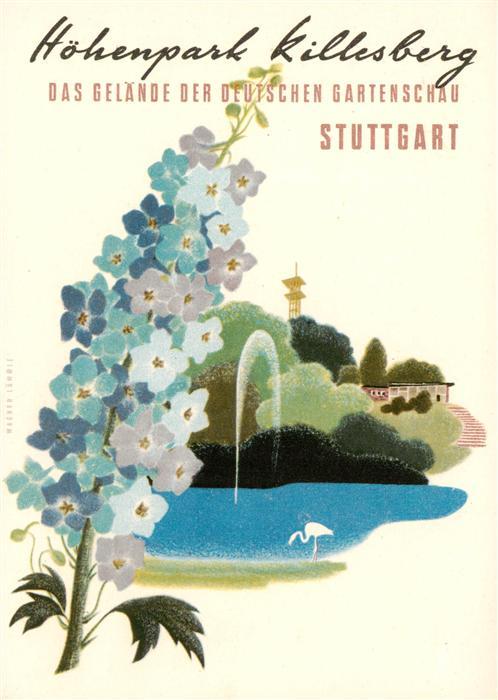 STUTTGART  CITY Hoehenpark Killesberg Gelaende der Deutschen Gartenschau Kuenstl