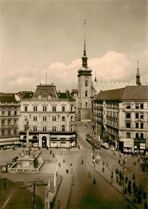 BRNO Bruenn CZ Namesti Svobody Platz Stadtzentrum