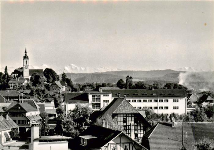 Kirchberg BE Teilansicht mit Kirche