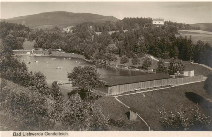 Bad Liebwerda Lazne Libverda CZ Gondelteich
