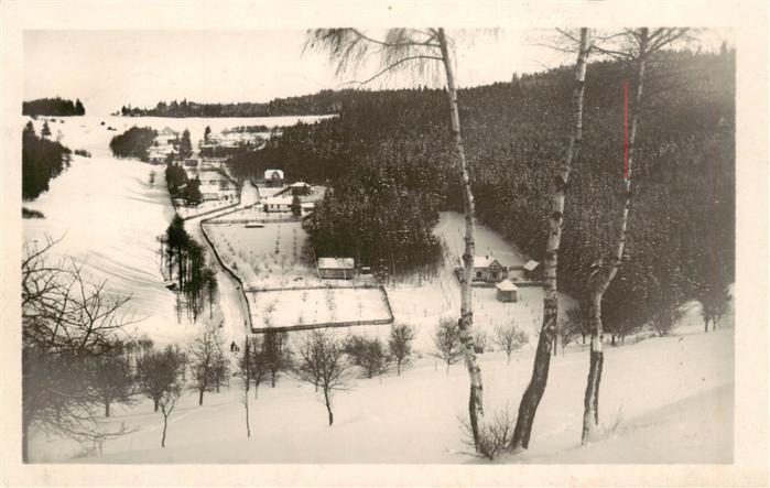 Votice  Wotitz Benesov Broumov CZ Osada Amerika Winterlandschaft