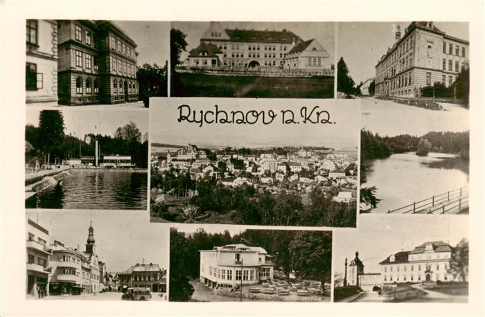 Rychnov nad Kneznou Reichenau Nemocnice CZ Teilansichten Freibad