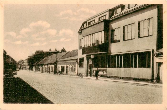 Smirice nad Labem Smirschitz CZ Strassenpartie