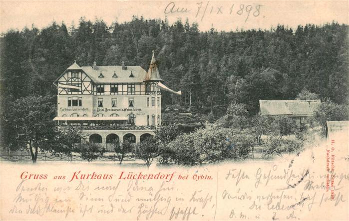 Lueckendorf Oybin Sachsen Kurhaus