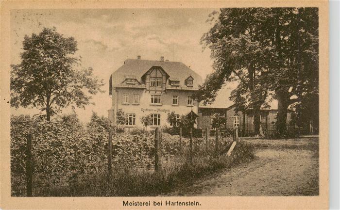 Hartenstein Zwickau Erzgebirge Sachsen Gasthaus und Sommerfrische Meisterei