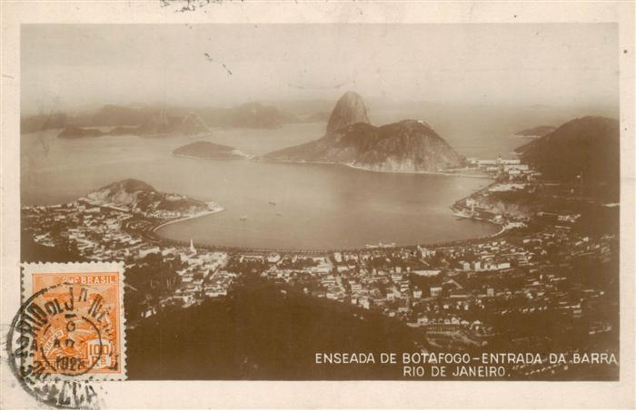 Rio de Janeiro Brazil Enseada de Botafogo Entrada da Barra Panorama Zuckerhut
