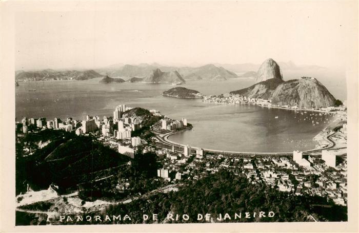 Rio de Janeiro Brazil Panorama mit Zuckerhut