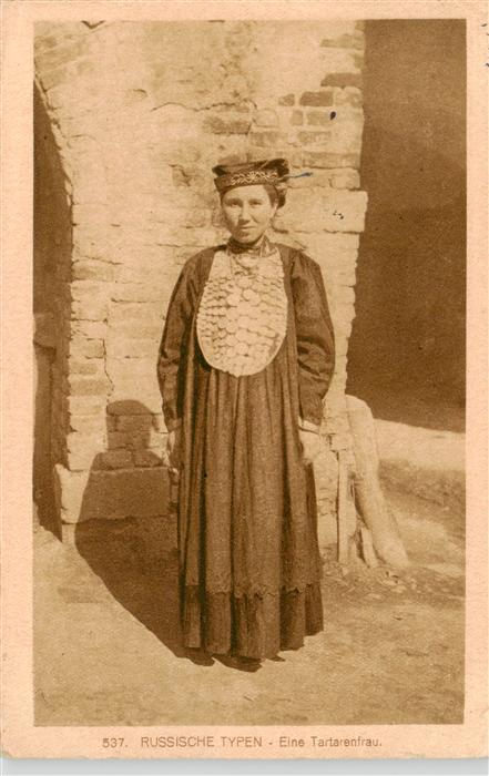 Krim Crimea Russische Typen Tartarenfrau