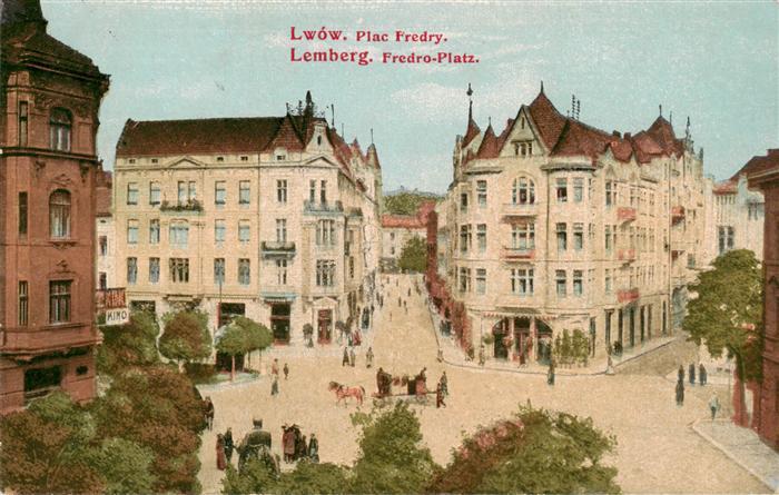 Lemberg Lwow Lviv Fredro-Platz