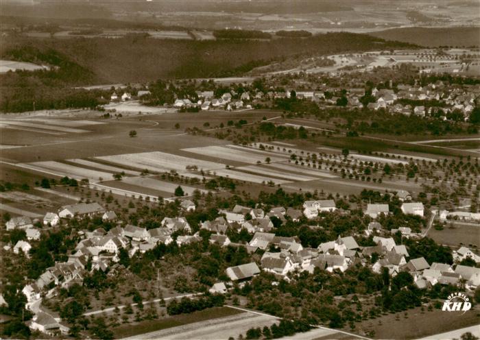Oberhaugstett Neubulach BW Fliegeraufnahme
