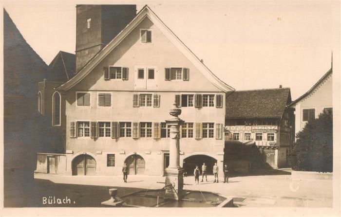 Buelach ZH Ortszentrum Brunnen